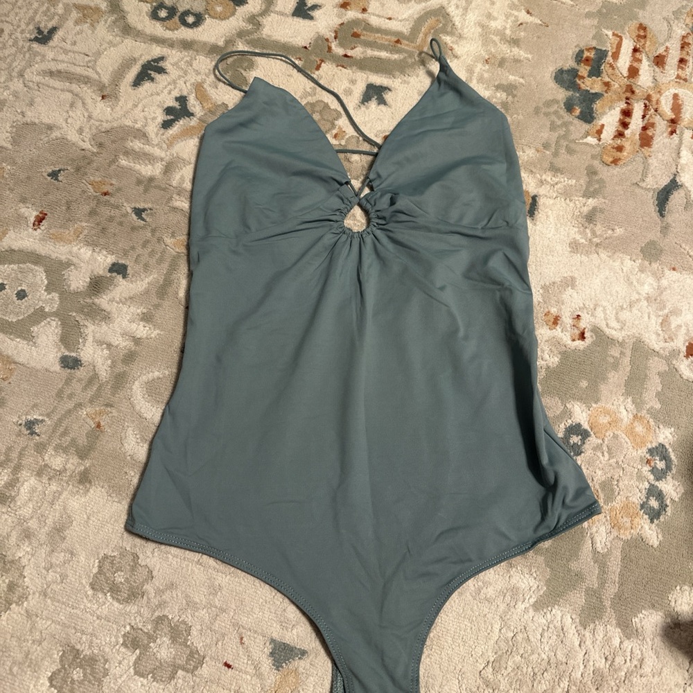 Teal bodysuit